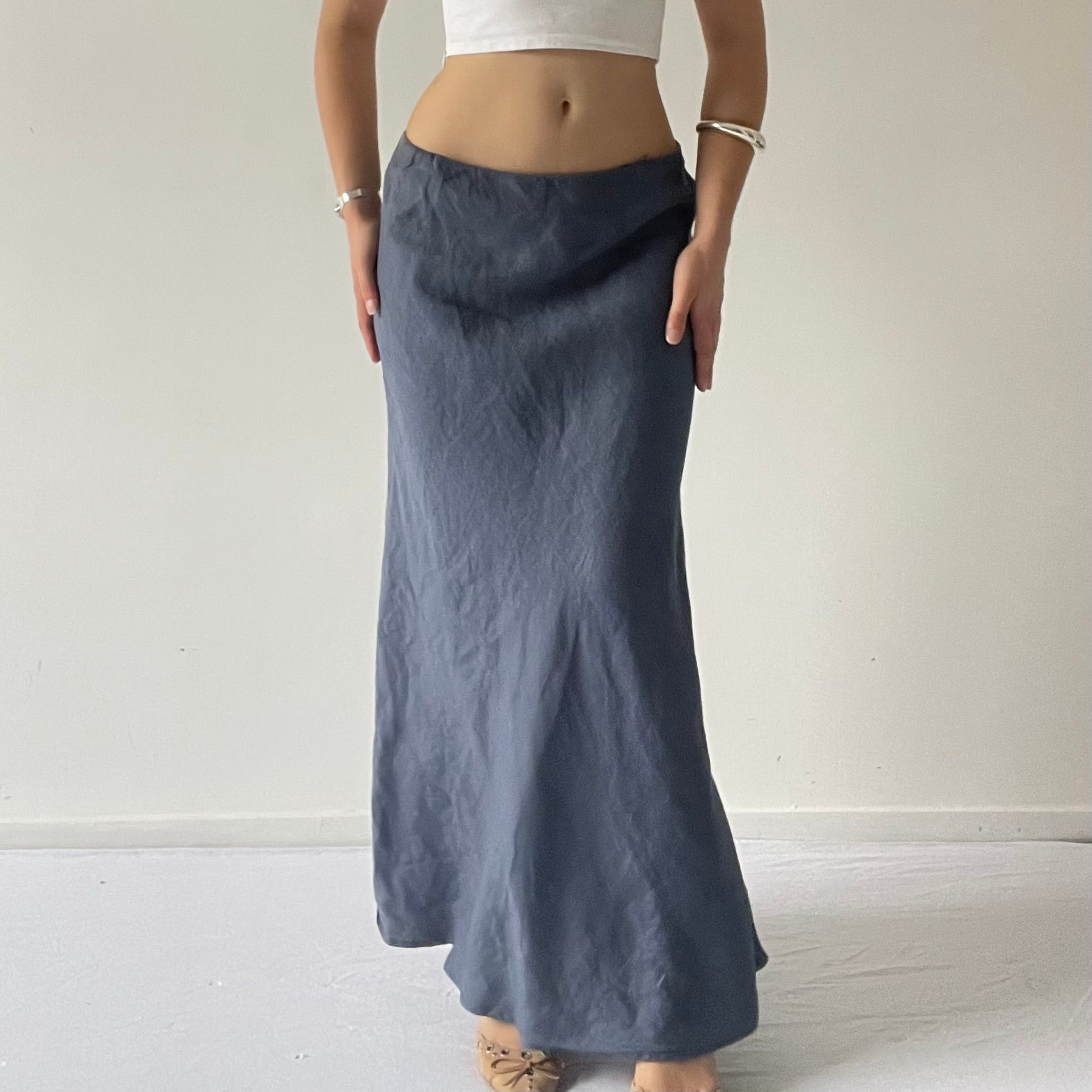 Knueferman Linen Maxi Skirt