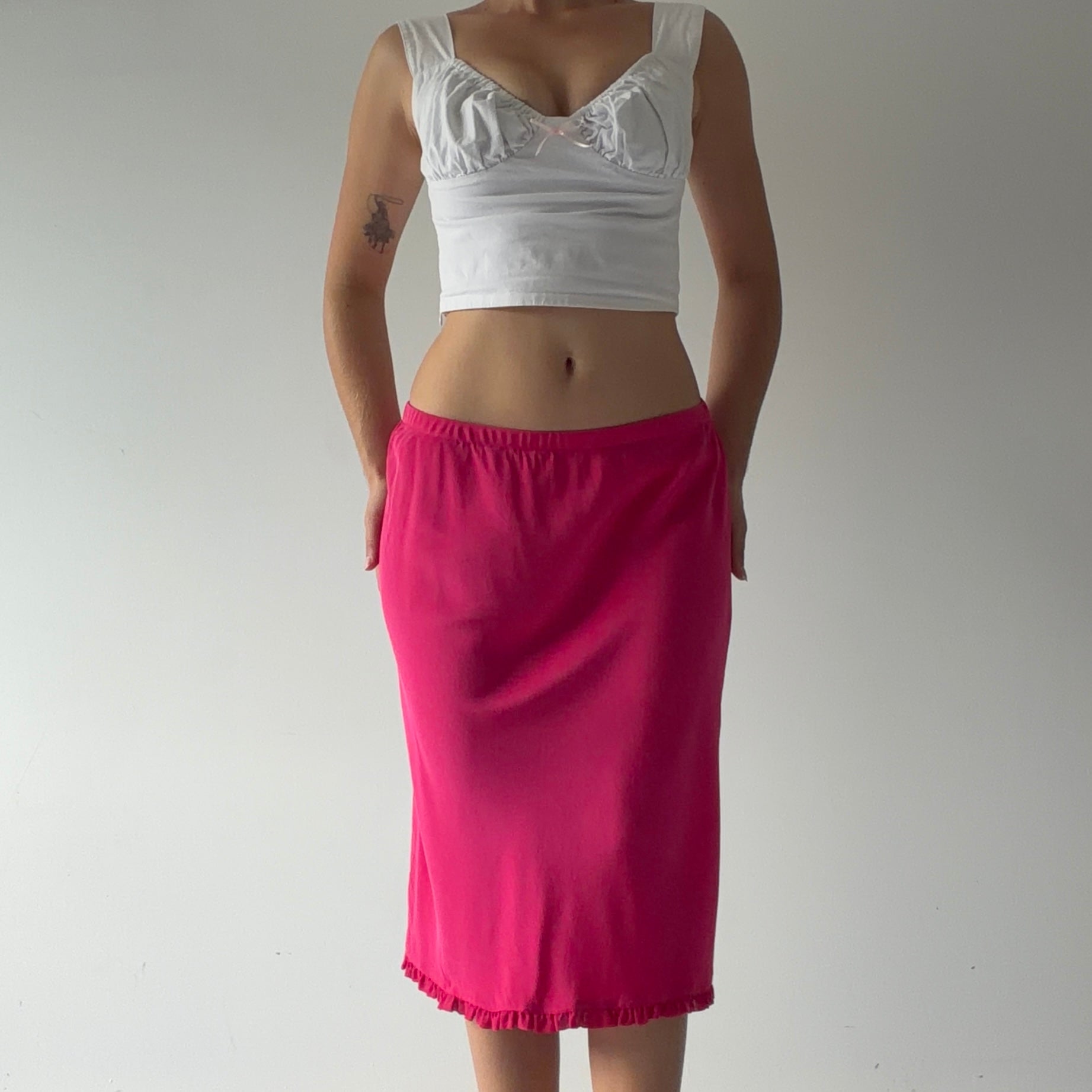 Boden Silk Midi Skirt | 6-12