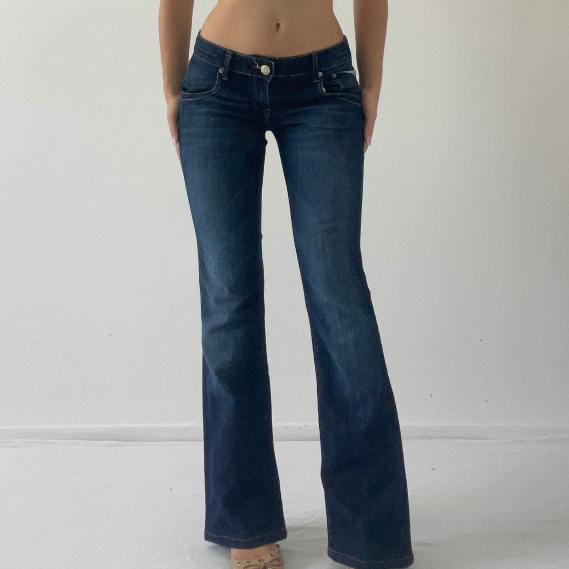 Mavi Low Rise Bootcut Jeans | S