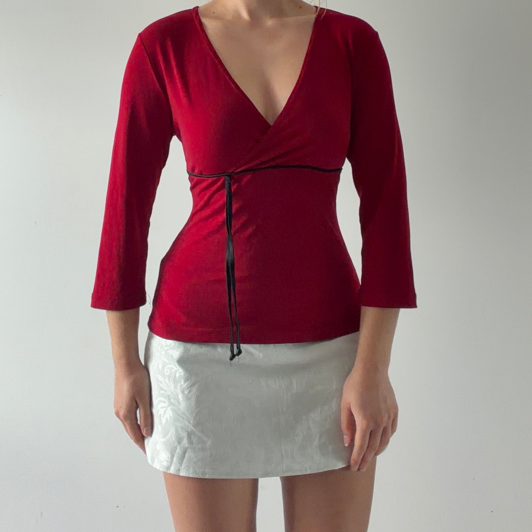 A Byer 3/4 Sleeve Top | L
