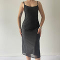 90s Open Back Dress | Made in Australia | L