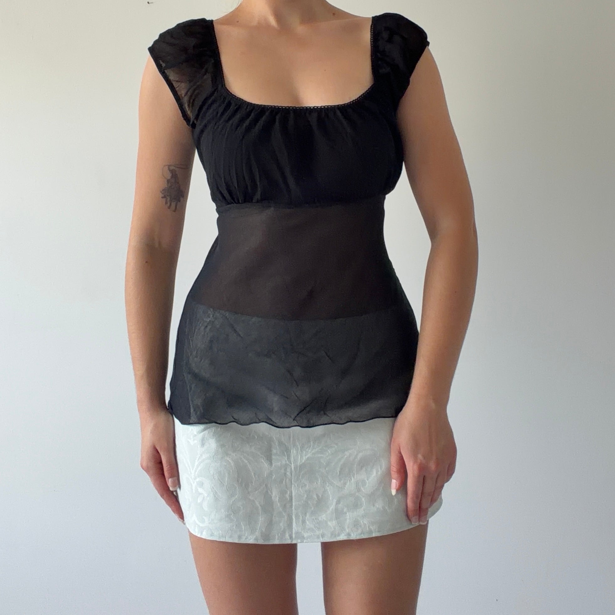 Rave Babydoll Top | 8-10