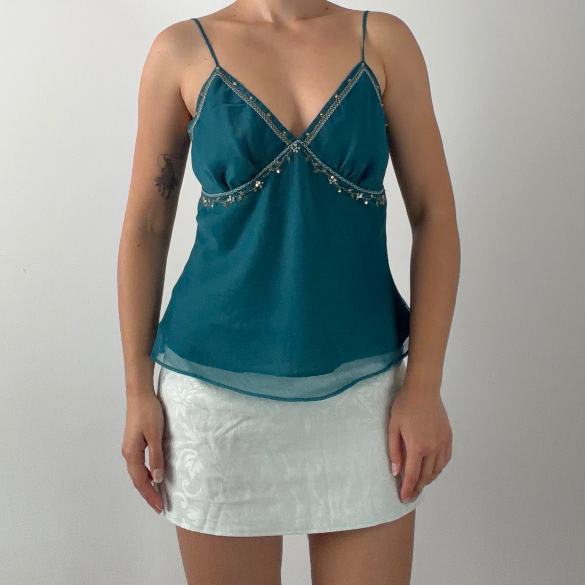 Daisy Fuentes Beaded Cami | M