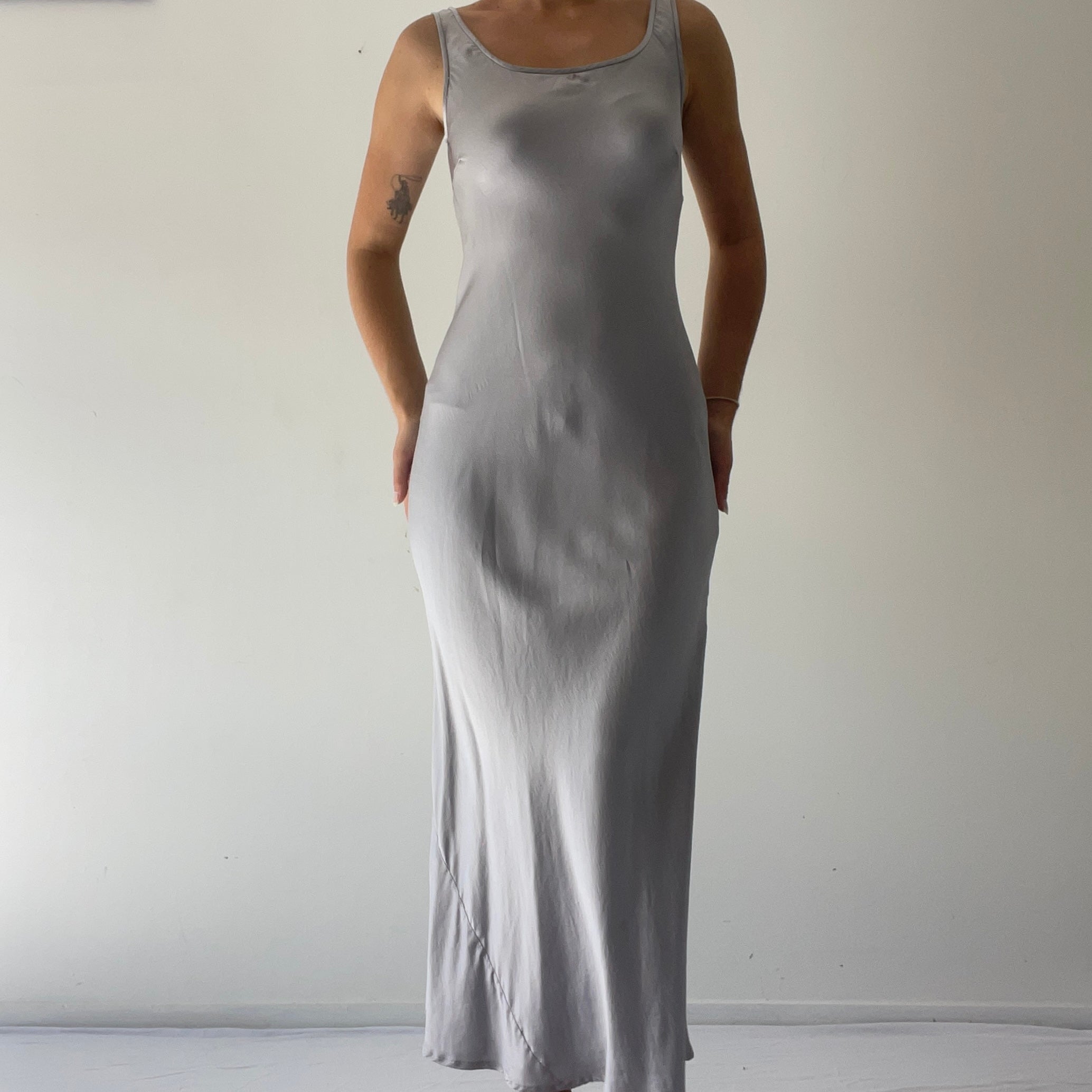 Von Troska Bias Silk Midi Slip Dress | Made in Australia | S