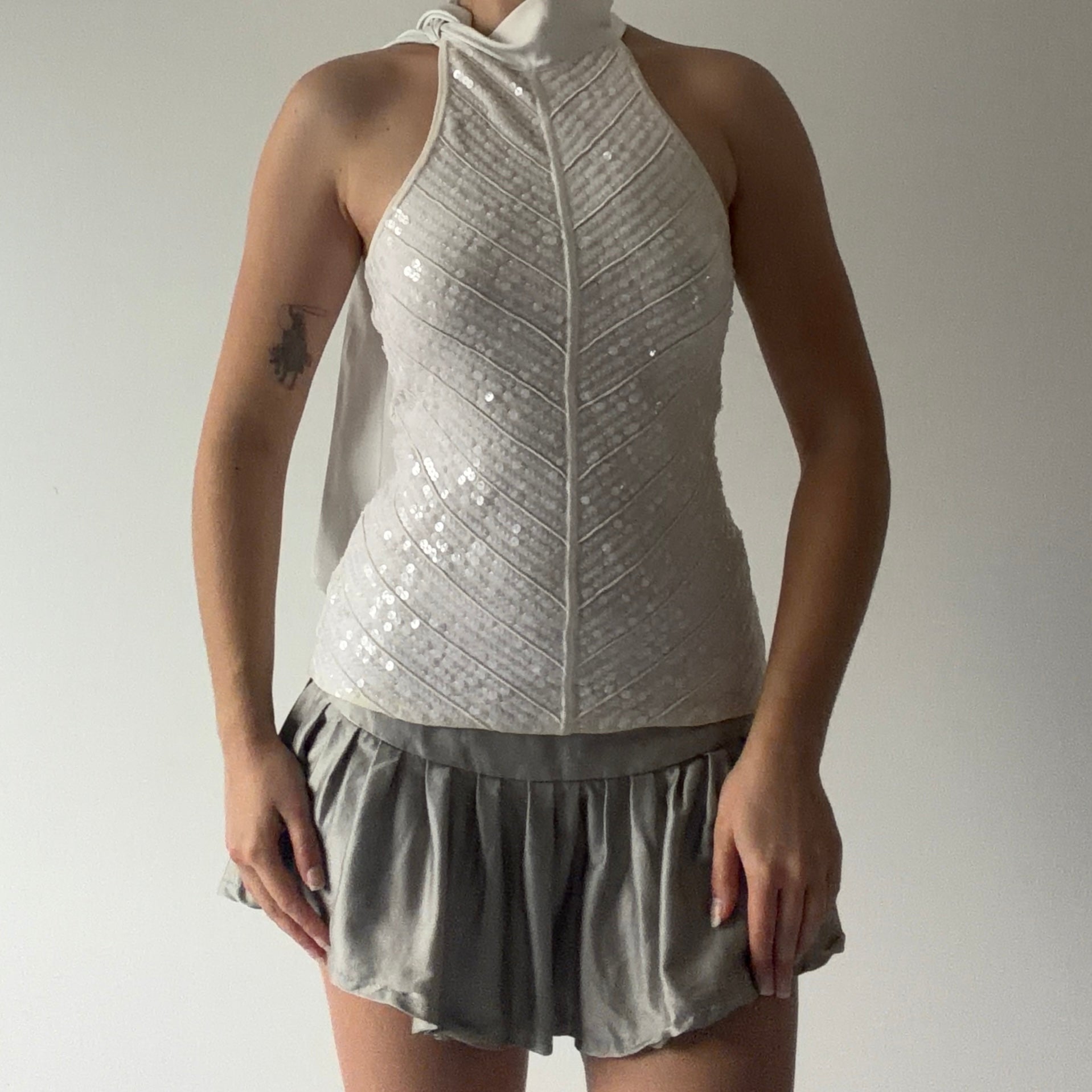 Sequin Halter Top | XXS-XS