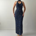 Mike Benet Silk Beaded Dress | XS