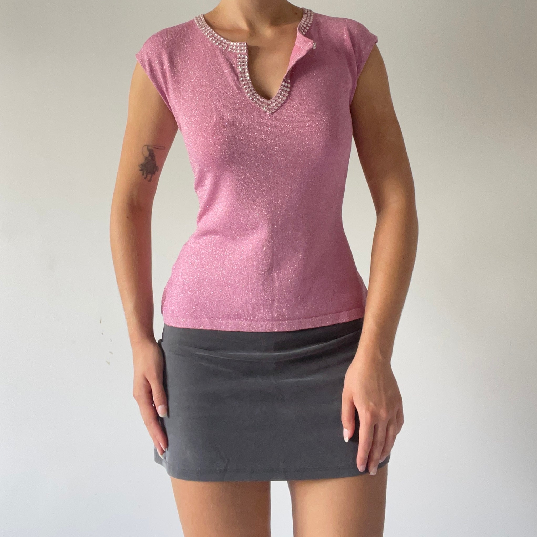 Glittery Cami Tank Top | 10-12