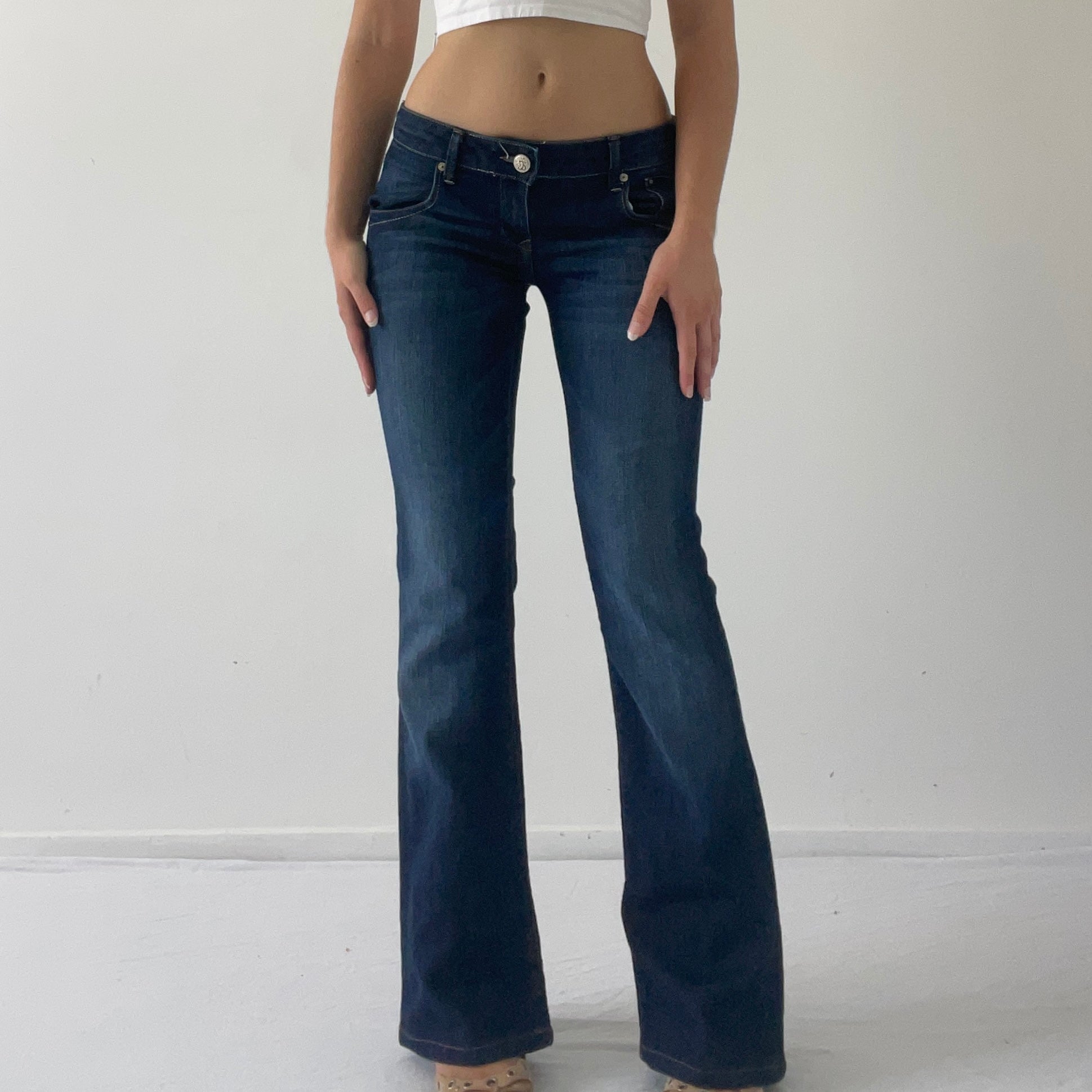 Mavi Low Rise Bootcut Jeans | S