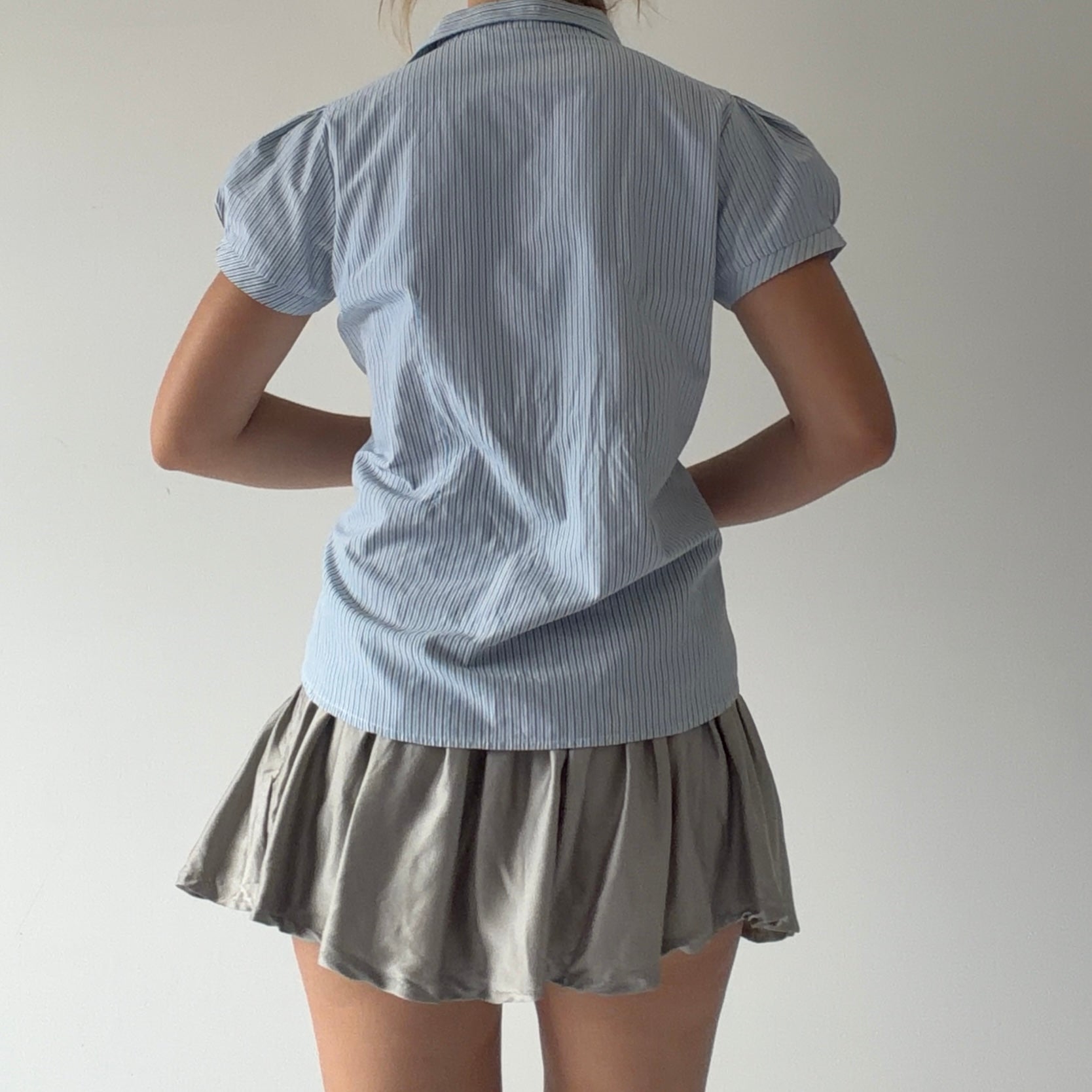 Babydoll Button Up Top | 12-14