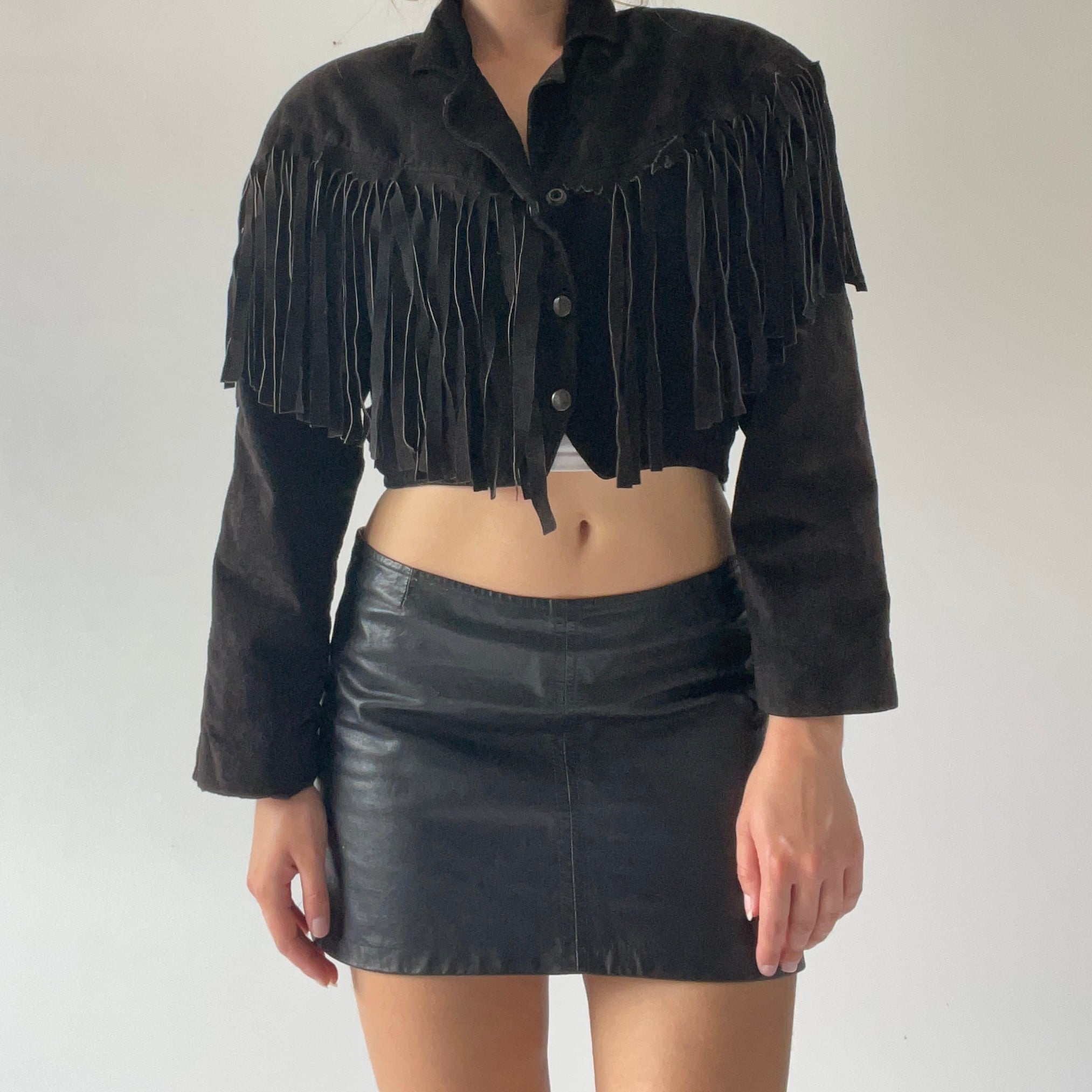 Western Suede Tassel Jacket | Made in Australia | 6-10