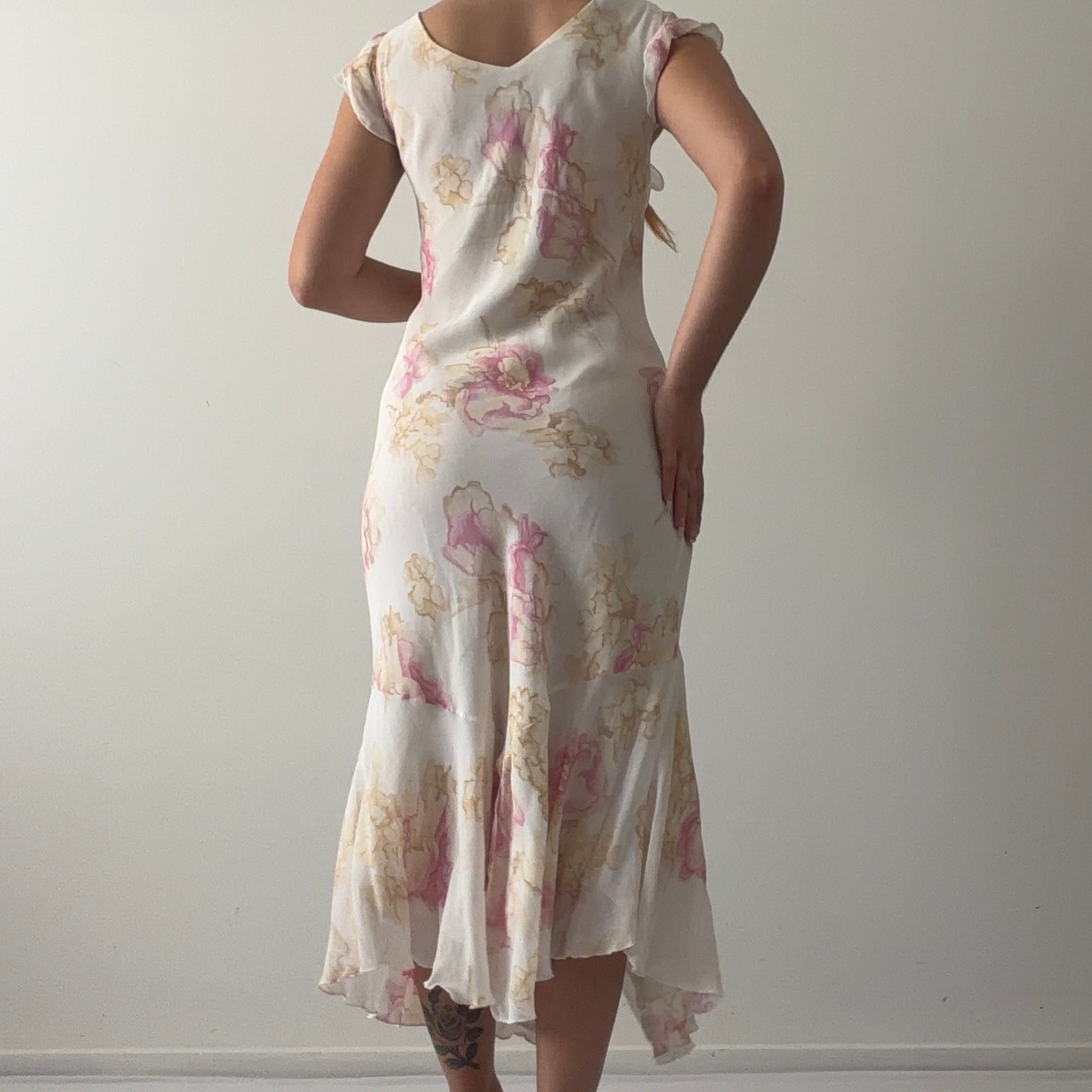 Satsuma Cowl Floral Midi Dress | 14-16