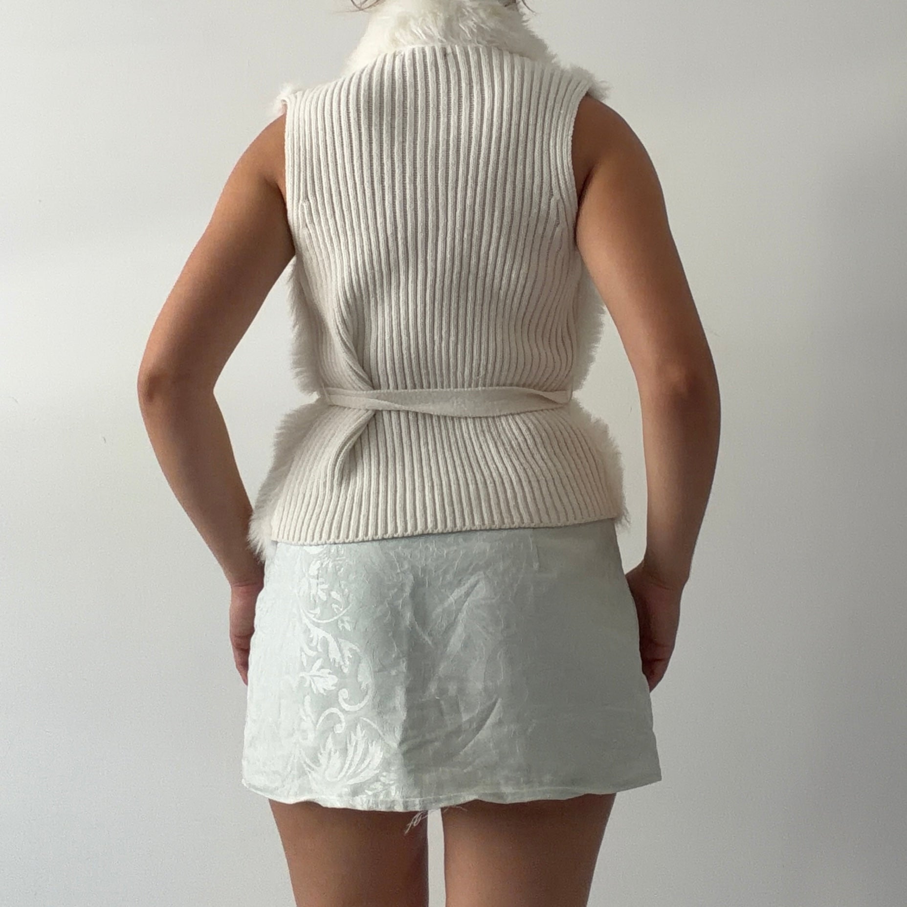 XOXO Faux Fur Knitted Top | 6-8