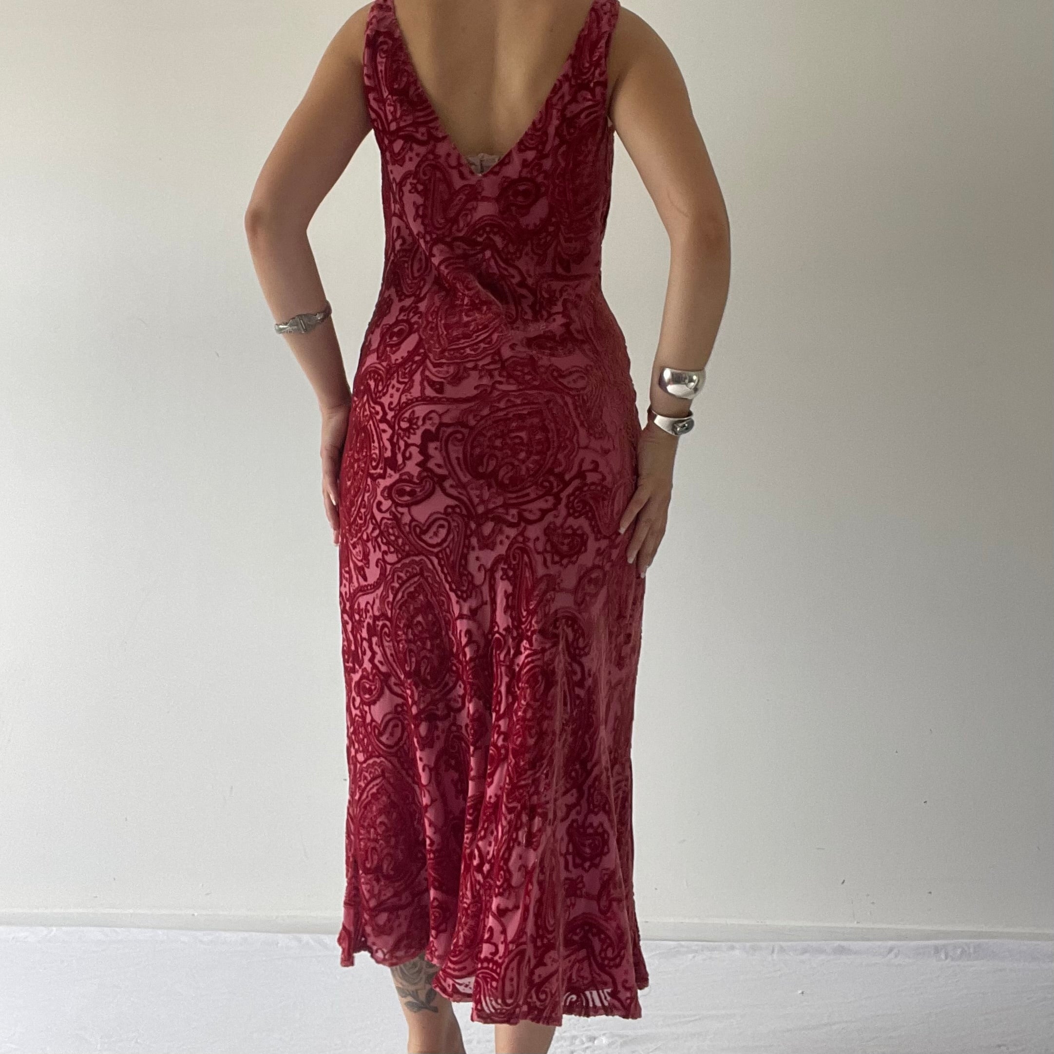 Monsoon Silk Cowl Midi Dress | 8-10