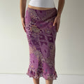 FWH Bias Cut Midi Skirt | Made in Australia | 6-8