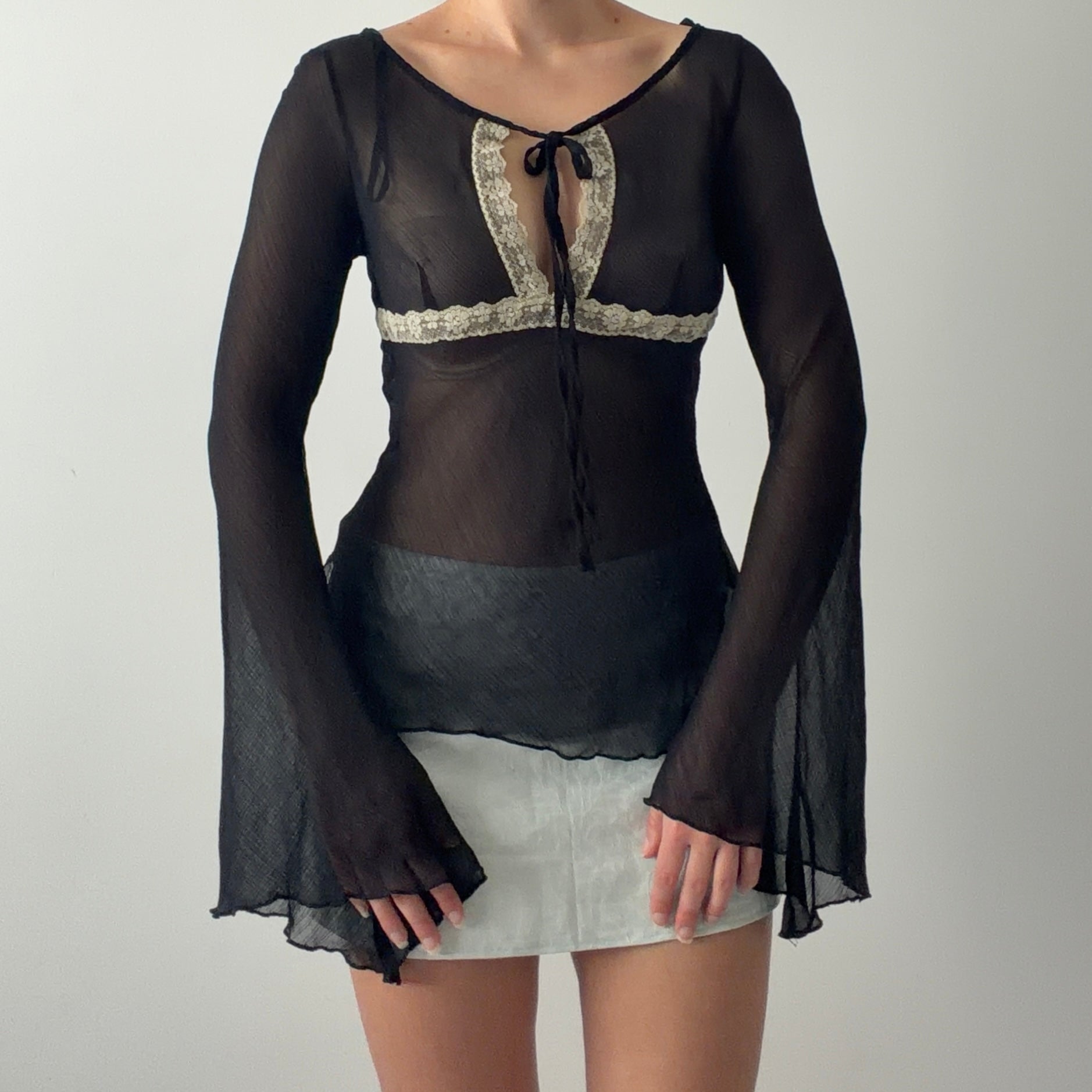 Newport Group Bell Sleeve Top | Made in USA | S