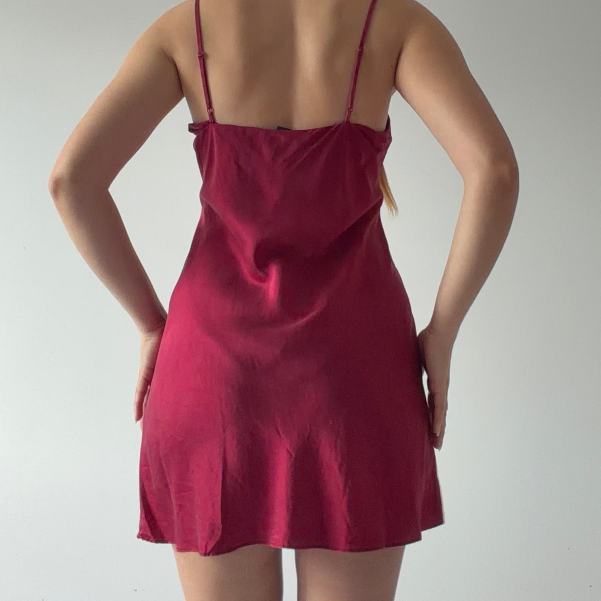 August Silk Slip Dress | M