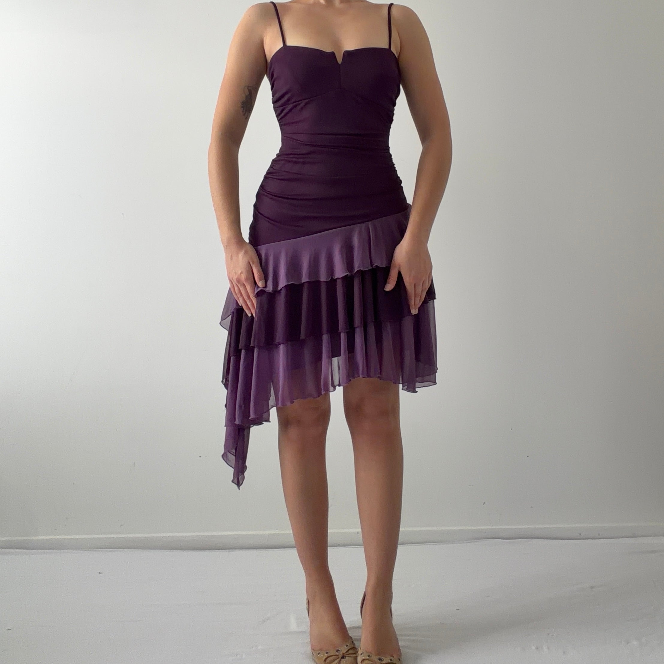 City Triangles Mini Ruffle Dress | XS