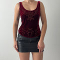 Marks & Spencer Beaded Velvet Top | 10-12