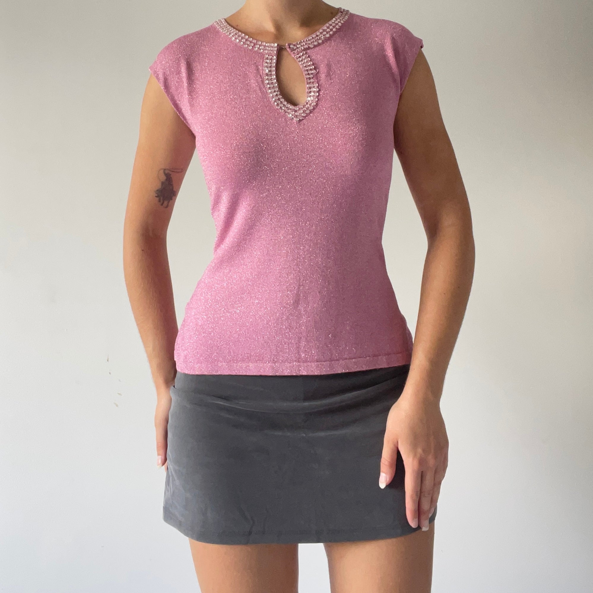 Glittery Cami Tank Top | 10-12