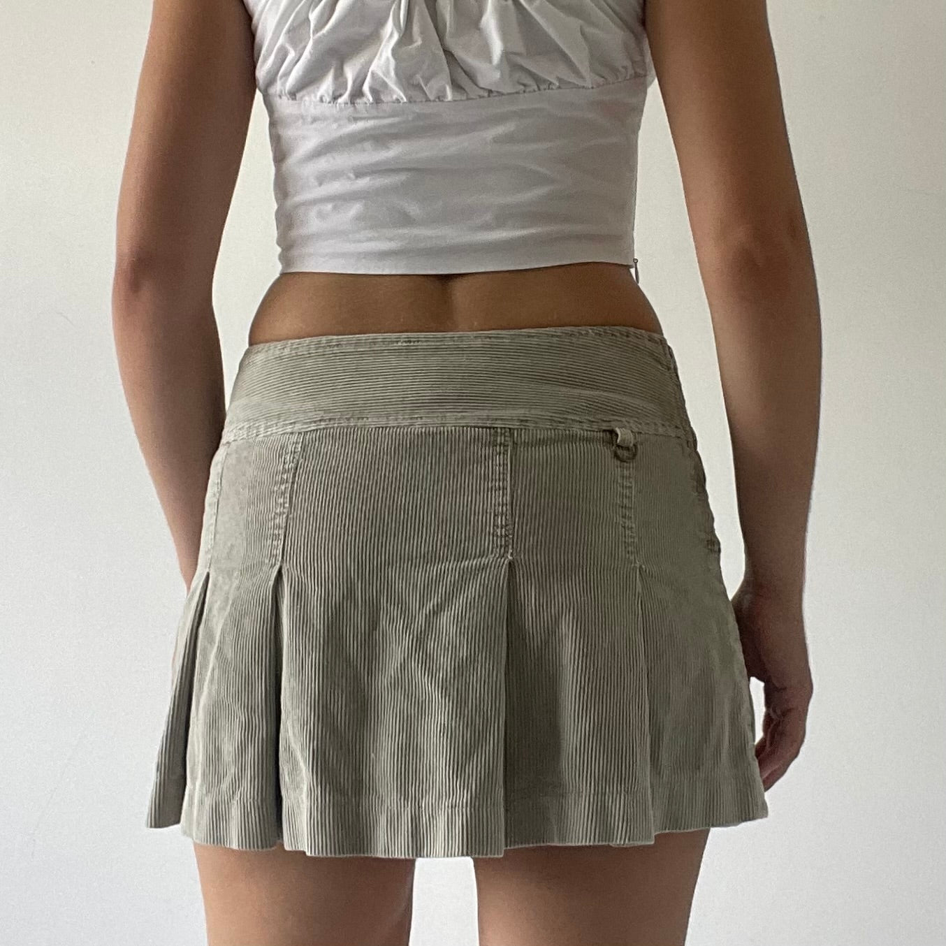 00s Zara Pleated Micro Mini | XS