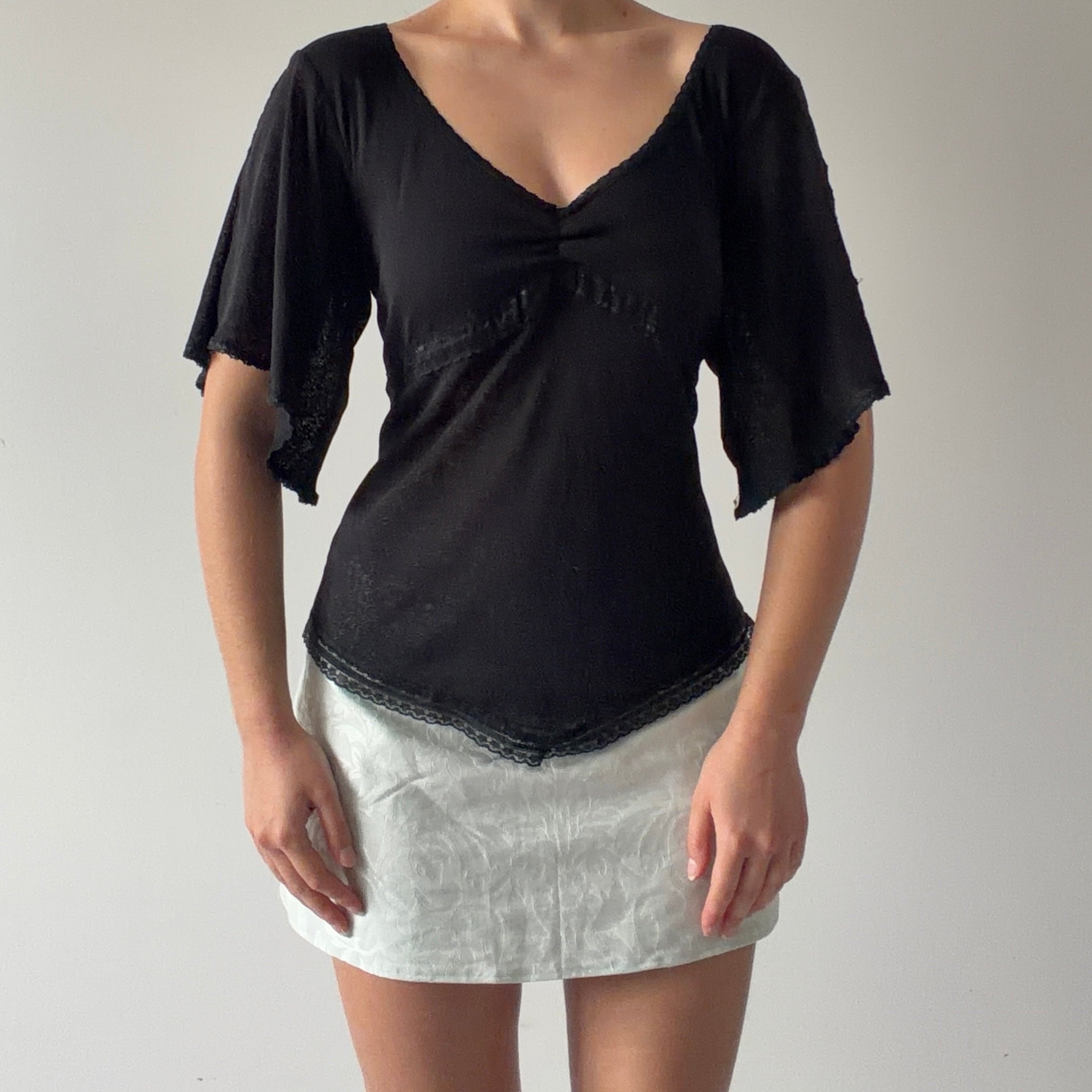 Crossroads Bell Sleeve Top | L