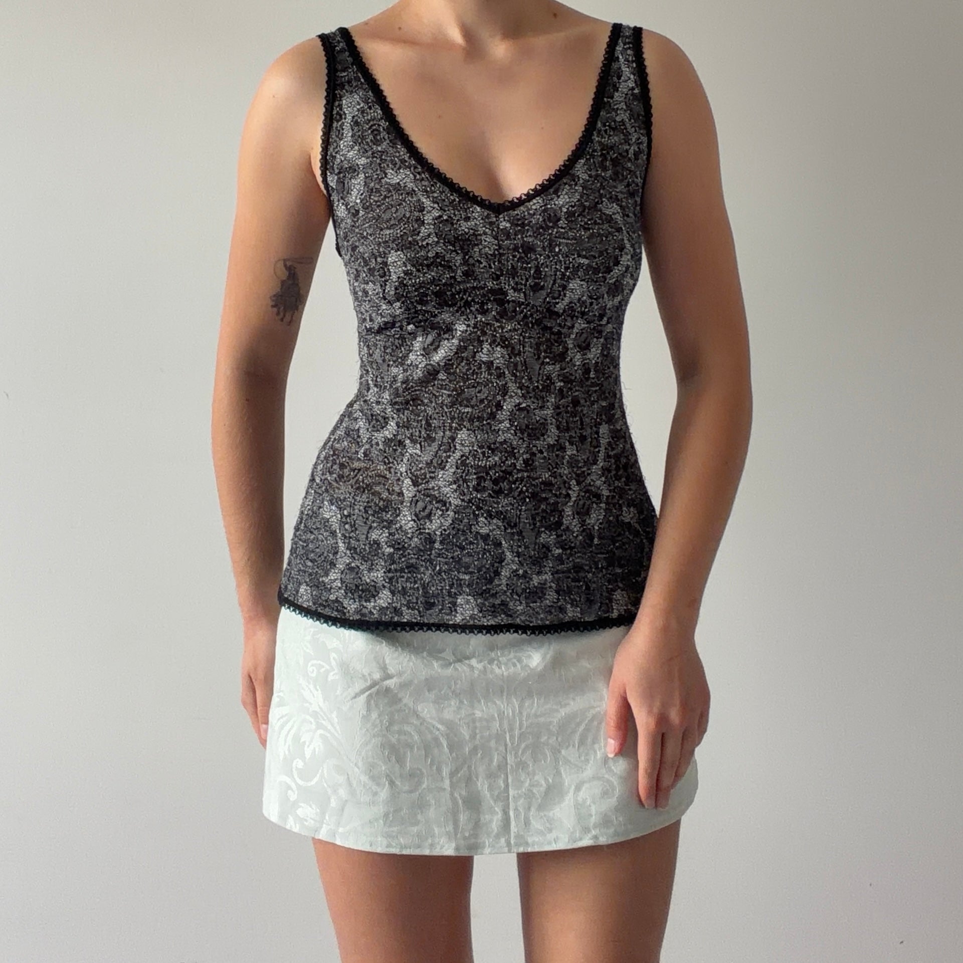 Damart Lace Mesh Cami | M