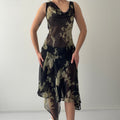 Connected Apparel Beaded Midi Dress | L