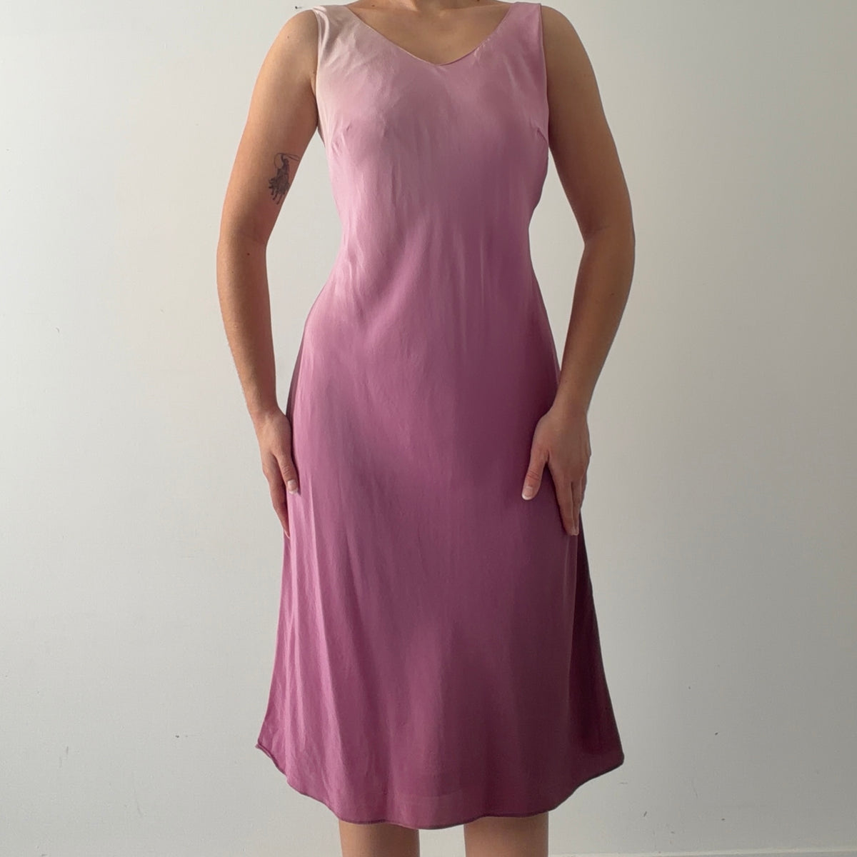 Gap Silk Ombre Midi Dress | 10-12