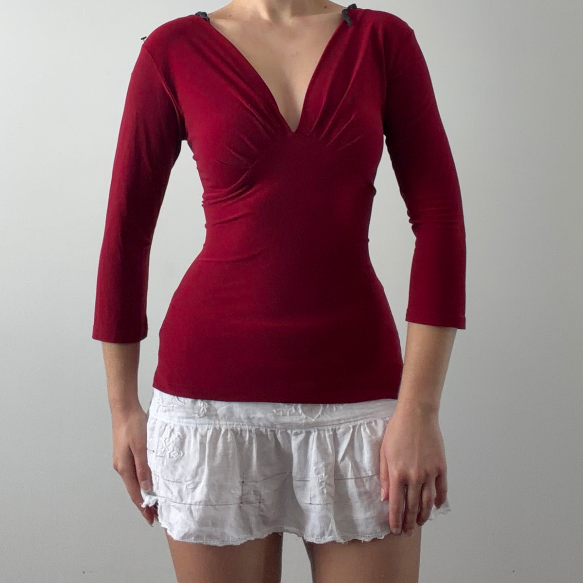 3/4 Sleeve Top | L