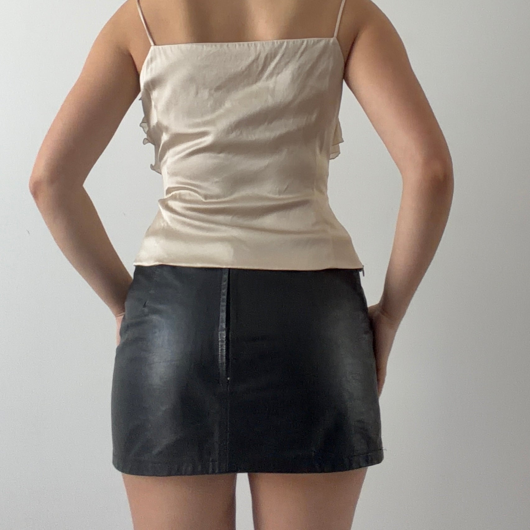 Jigott Silk Ruffle Cami | S