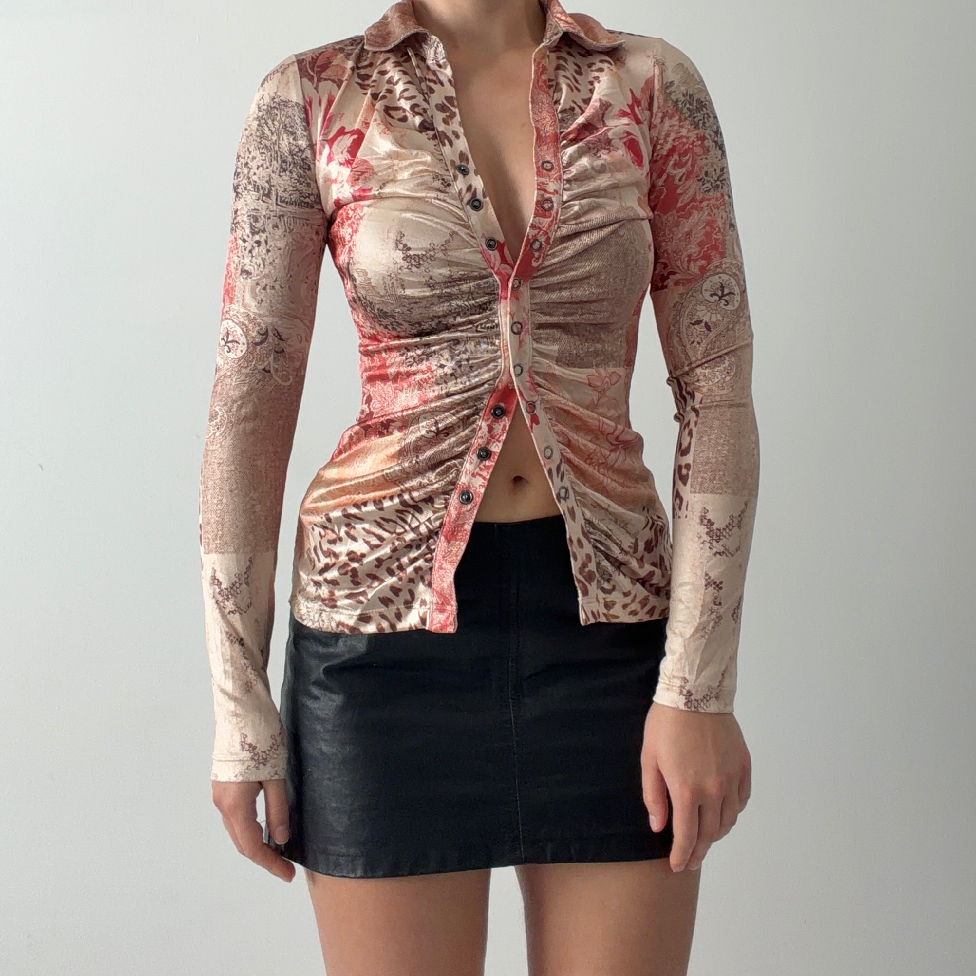 Guess Ruched Long Sleeve | XS