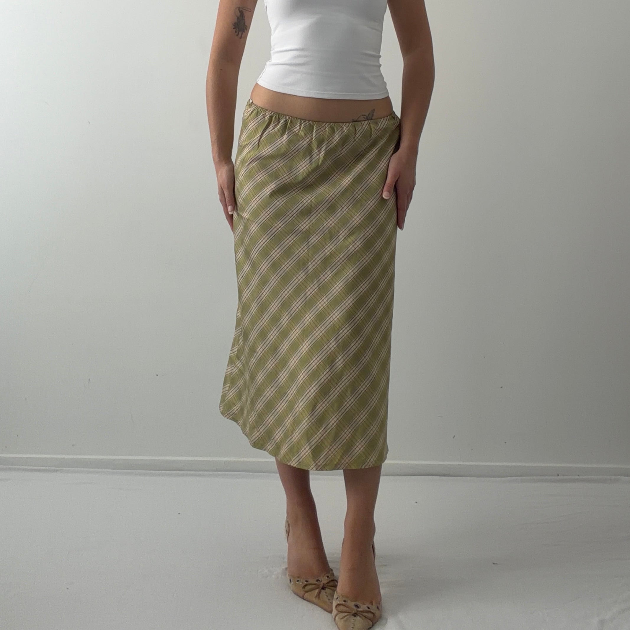 Wallace Rose Silk Skirt | Made in NZ | 6-12