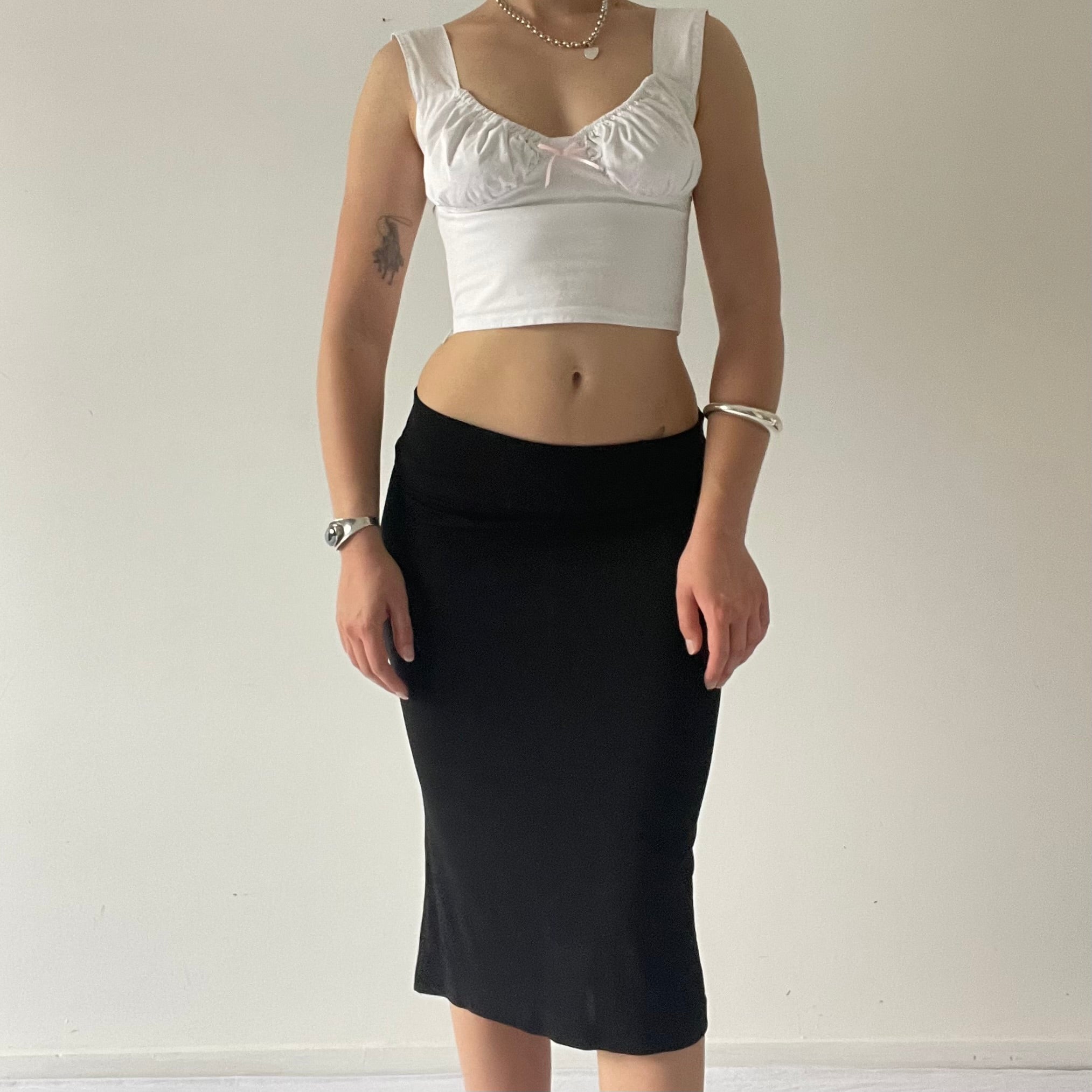 Cue Slinky Midi Skirt | XS