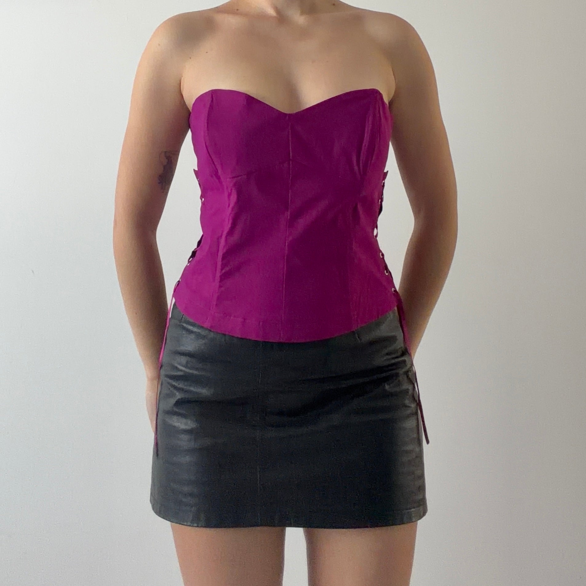 Oasis Strapless Corset Top | 10-12