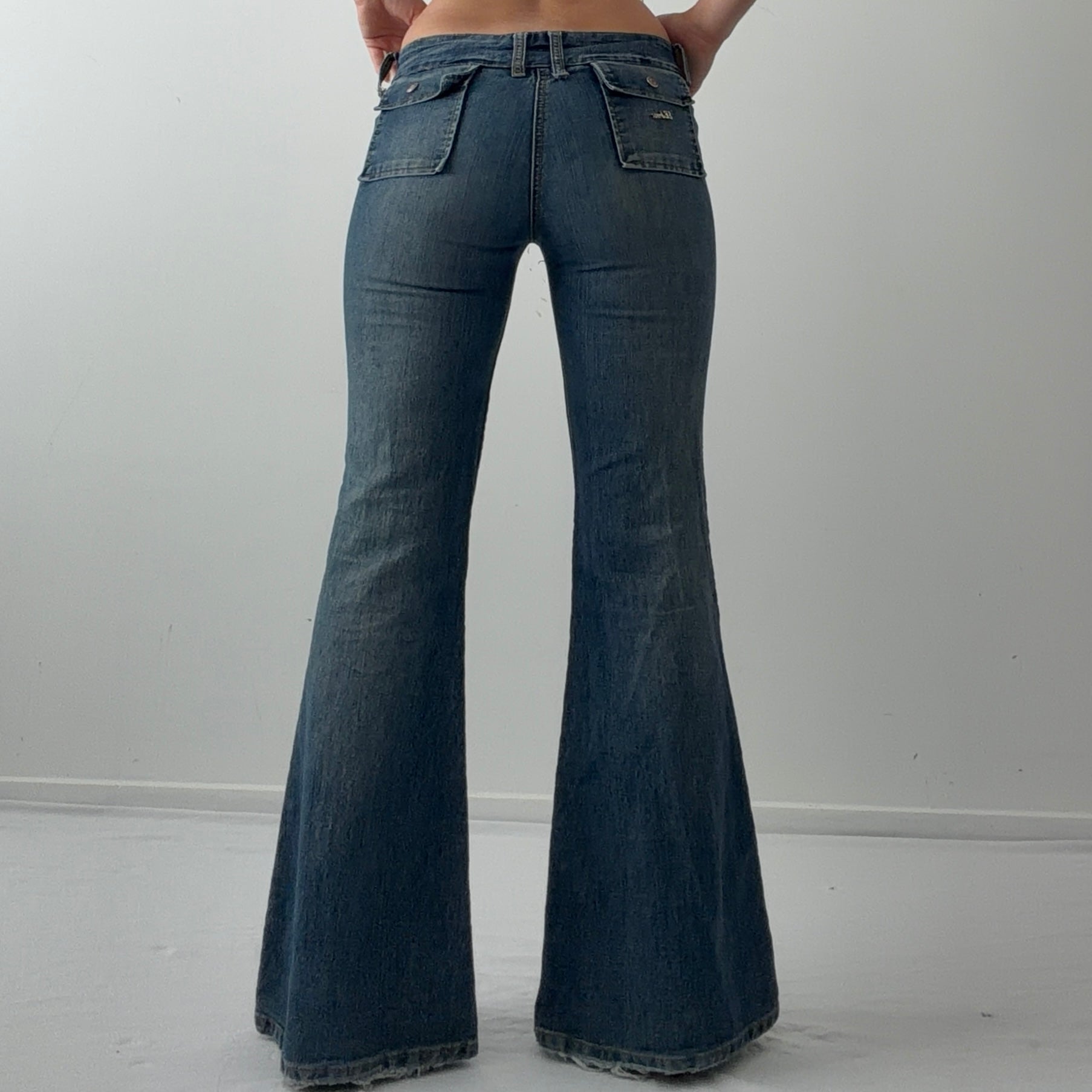 Stone Eagle Low Rise Flare Jeans | 6-8