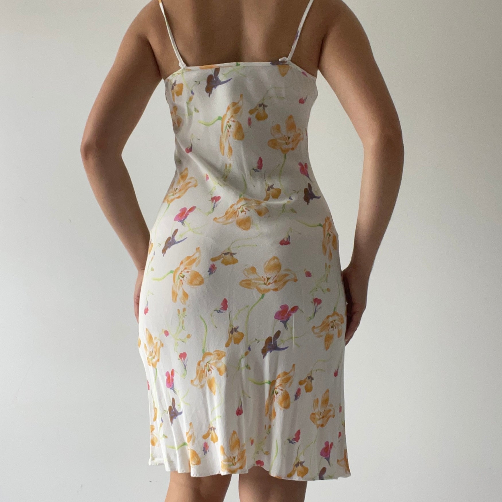Floral Mini Slip Dress | S