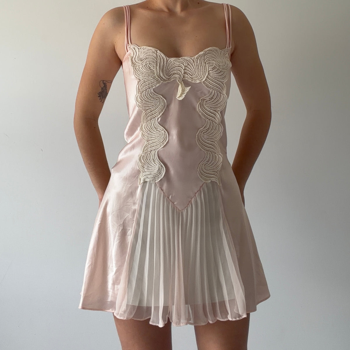 Flora Nikrooz Satin Slip Dress | L