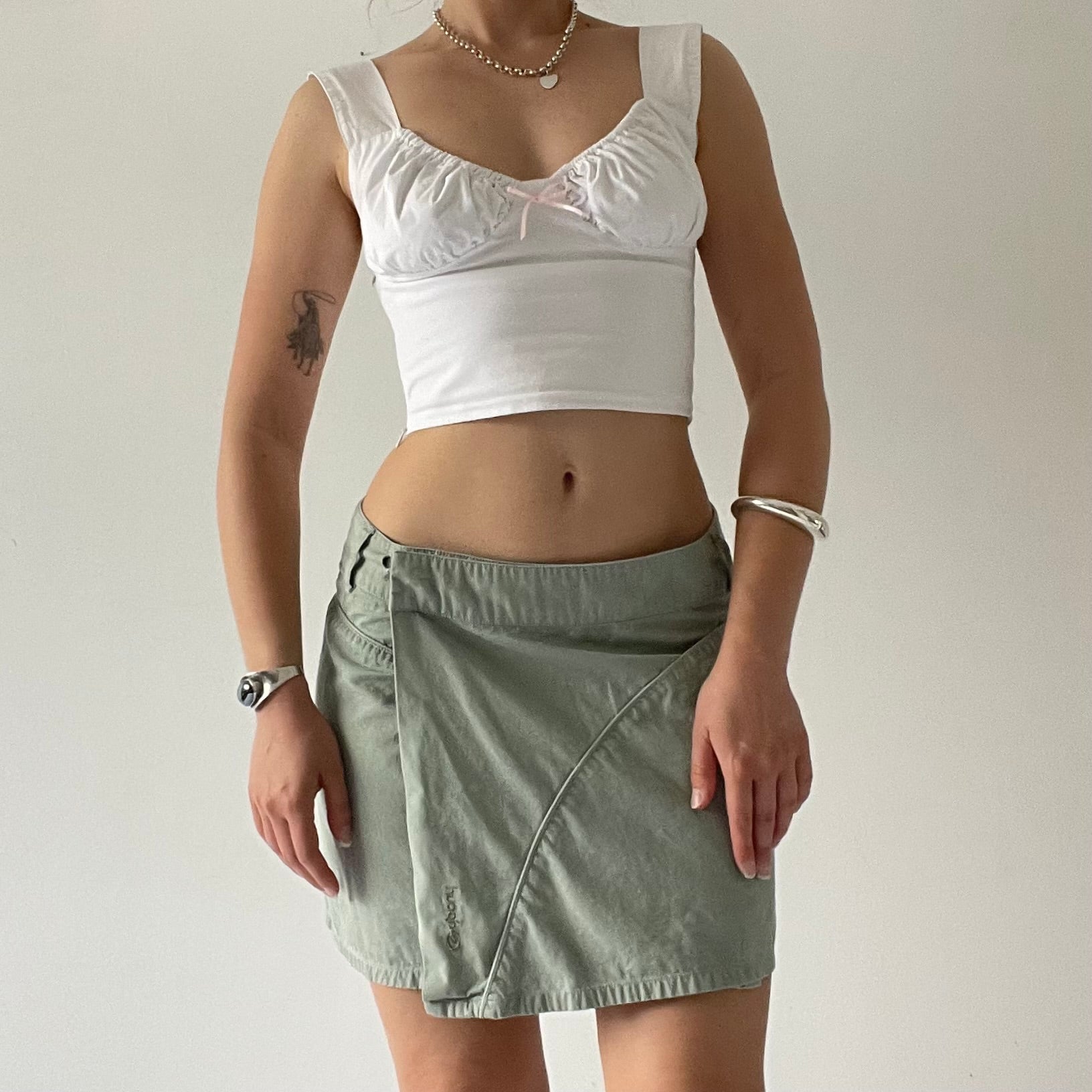 90s/00s Rip Curl Wrap Mini Skirt | 8-10