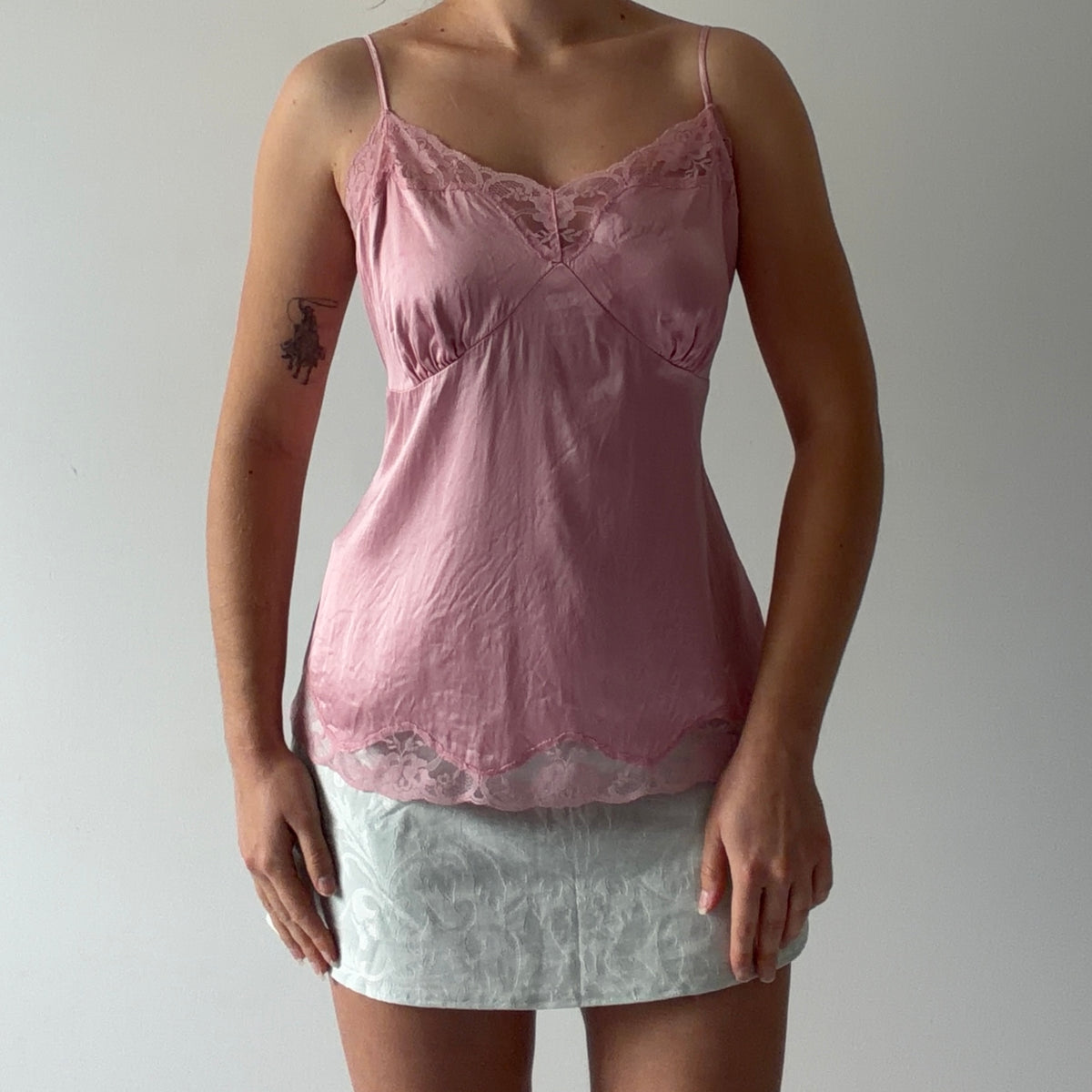 Apt 9. Silk Lace Cami | M