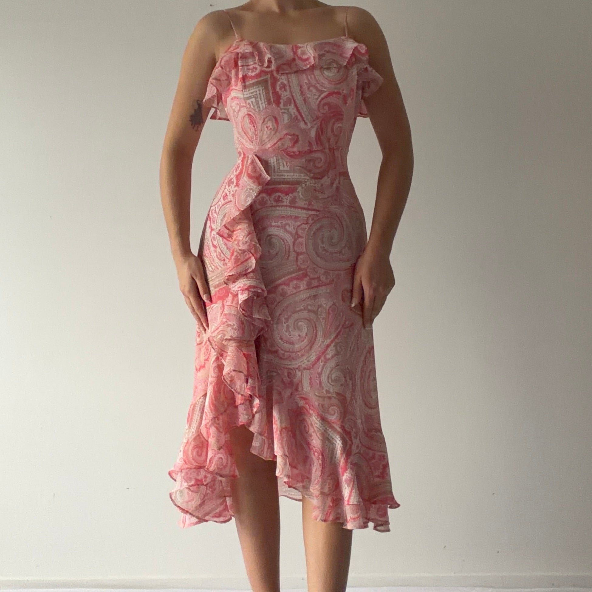 Tommy Hilfiger Ruffle Dress | S