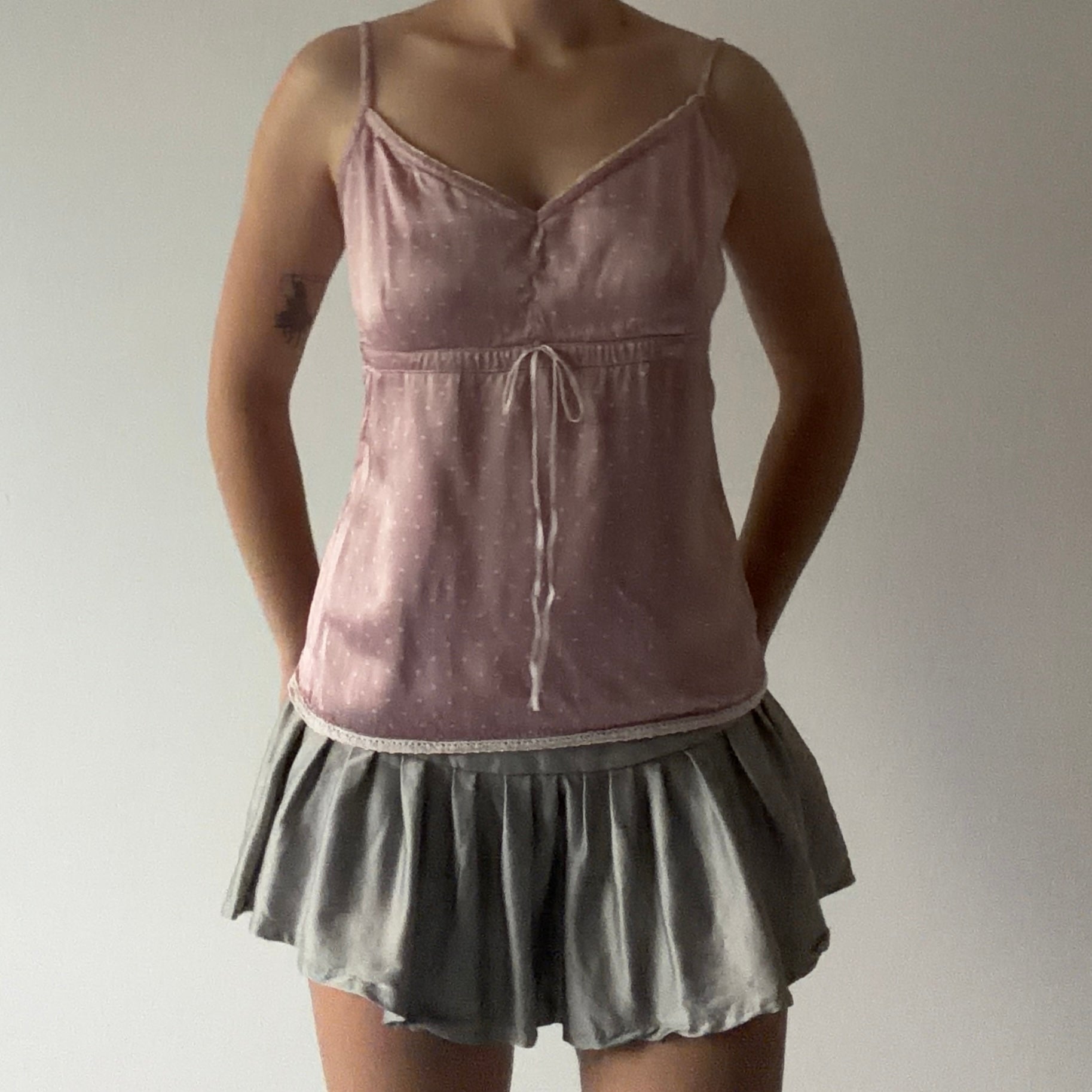 Massimo Duti Polka Dot Cami | S
