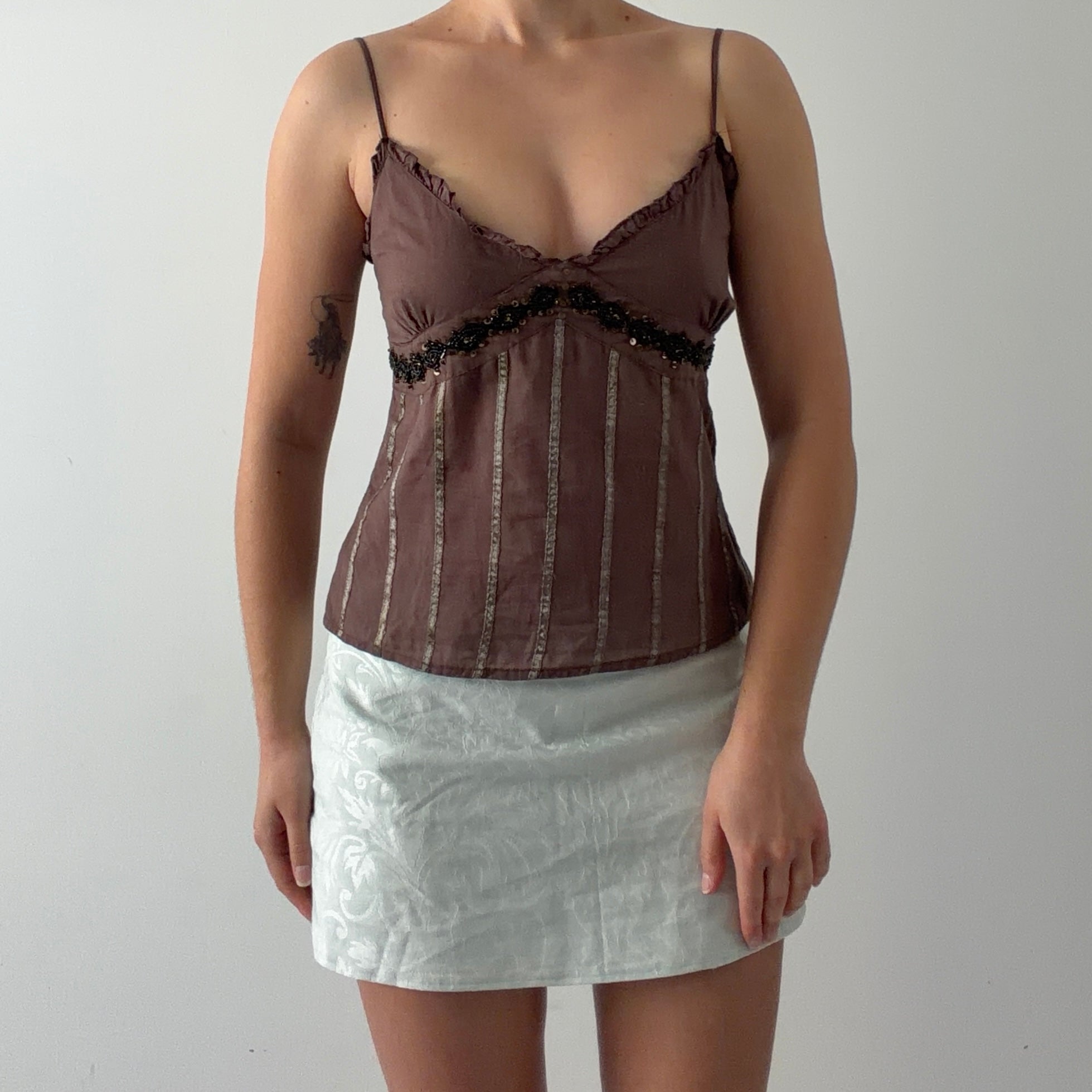 Beaded Embellished Cami | S