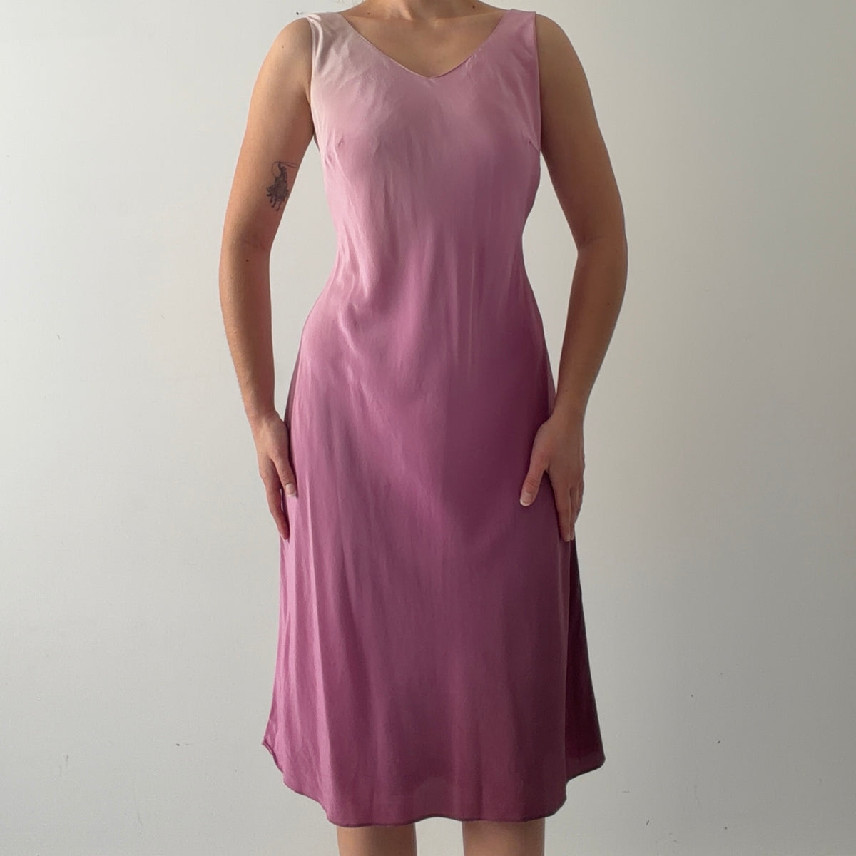 Gap Silk Ombre Midi Dress | 10-12