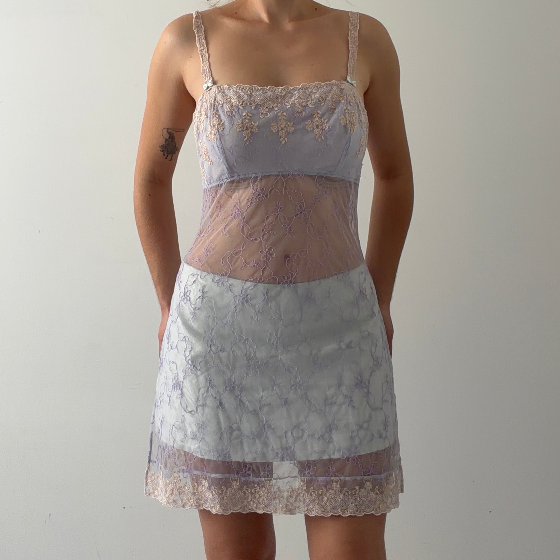 Felina Lingerie Embroidered Babydoll | M
