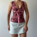 Papaya Lace Babydoll Cami | Made in USA | 8-10