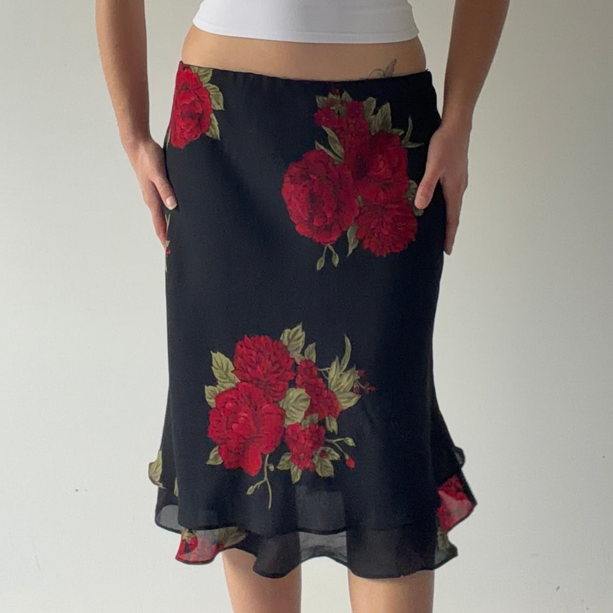 Rose Midi Skirt | M-L