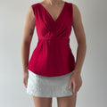 Loft Ann Taylor Silk Babydoll Top | M