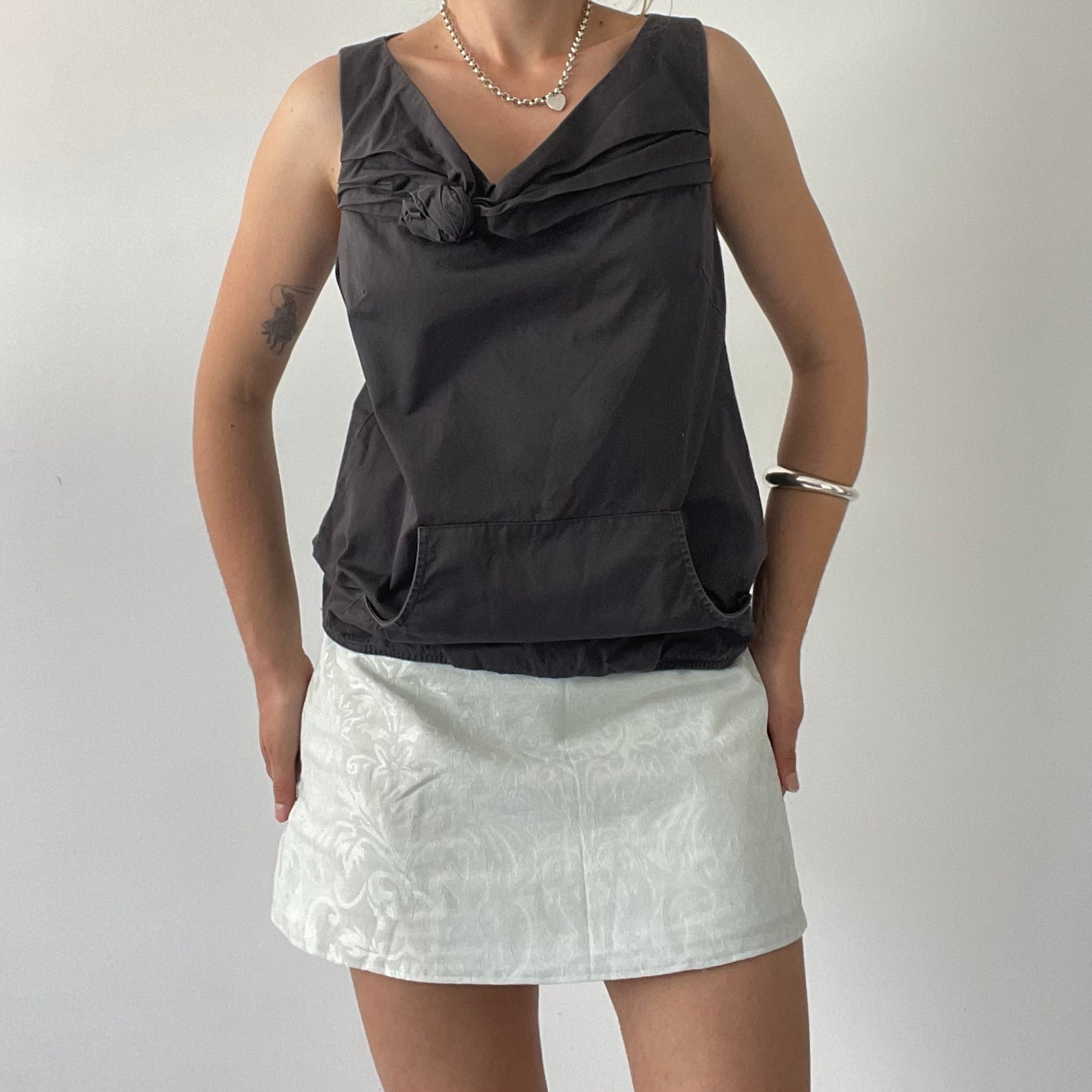 Kookai Bubble Hem Top | 8-10