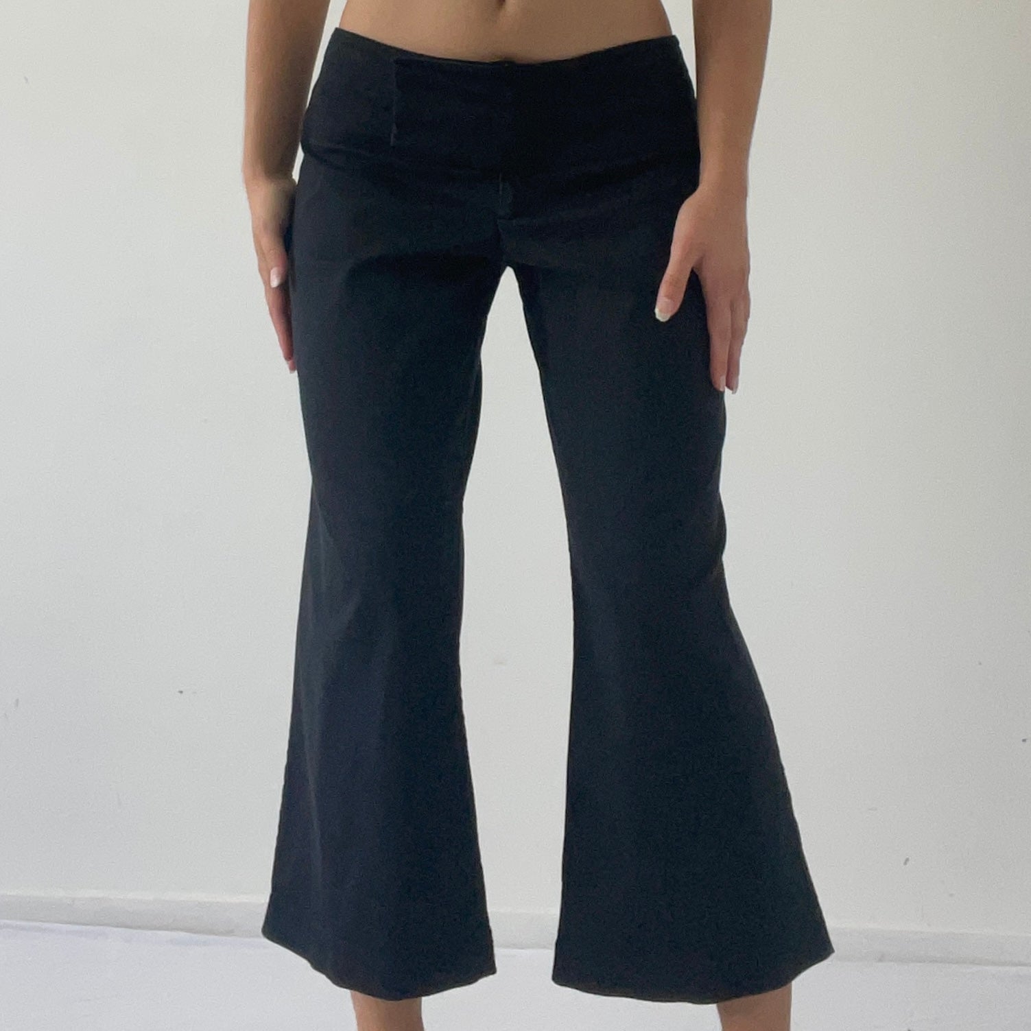 90s Low Rise Culottes/Capris | 10-12