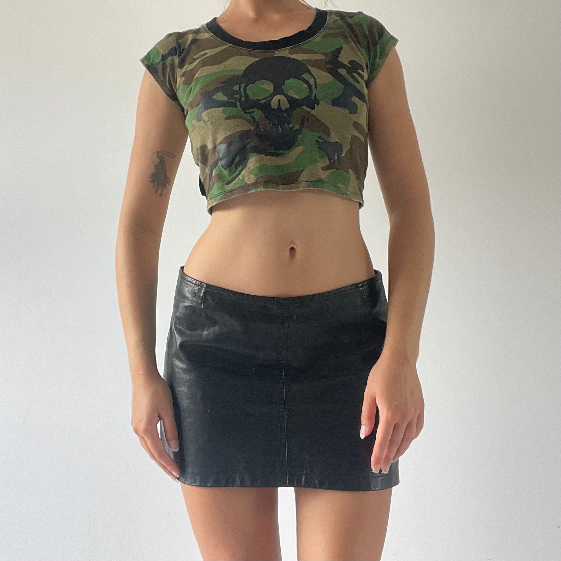 Tripp Skull Baby Tee | XS